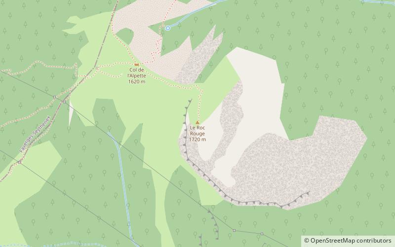 Négresse location map