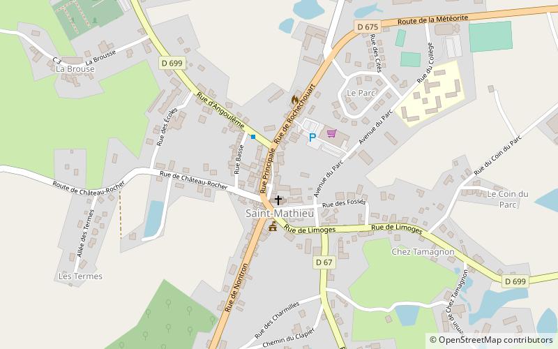 Saint-Mathieu location map
