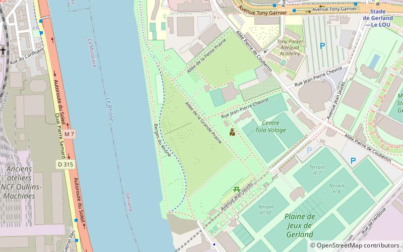 Parc Henry-Chabert location map