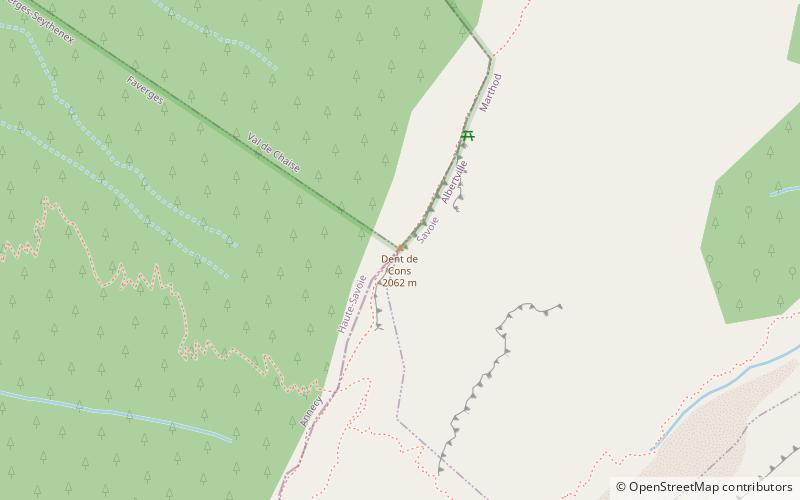 Dent de Cons location map