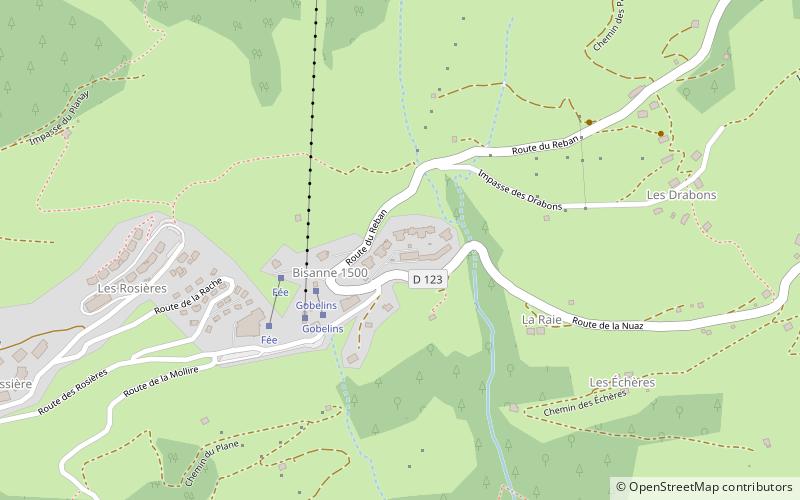 villard sur doron location map