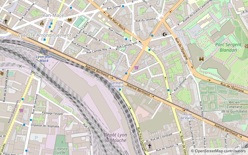 Avenue Berthelot location map