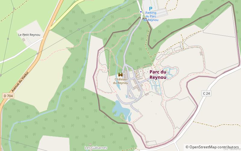 Parc du Reynou location map