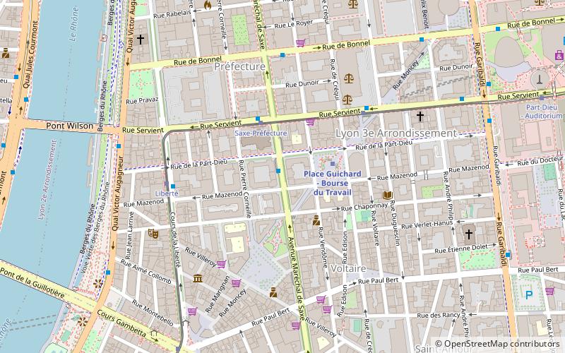 Avenue de Saxe location map