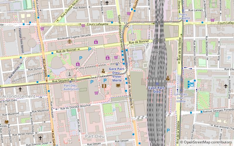Lyon-Part-Dieu Business District location map