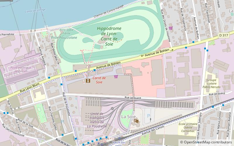 Mini World Lyon location map