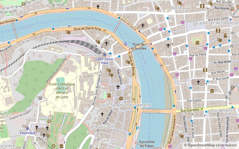 Rue Lainerie location map