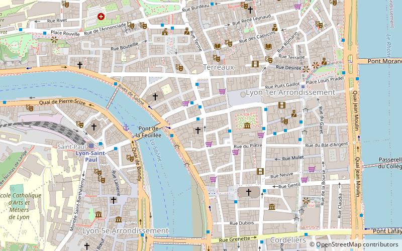 Rue Lanterne location map