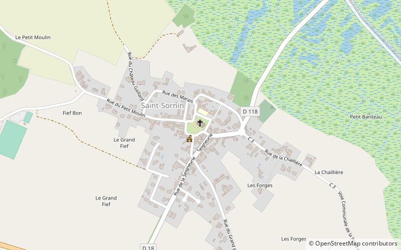 St-Sornin location map