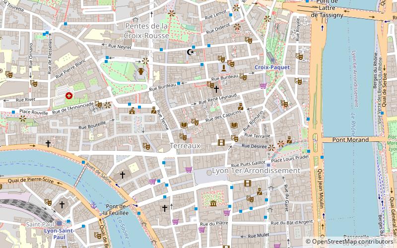 Rue des Capucins location map