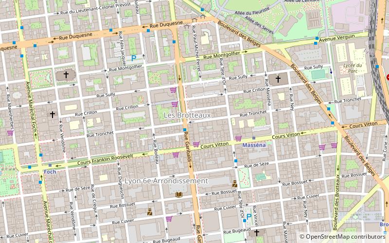 Rue Tronchet location map