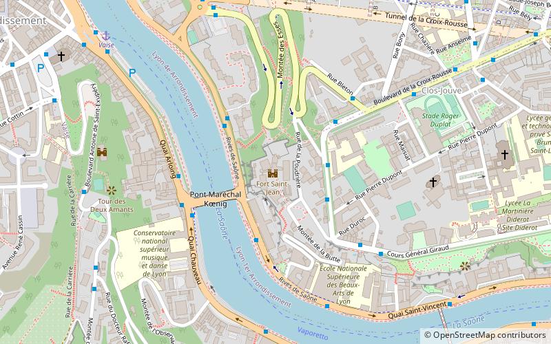 Fort Saint-Jean location map