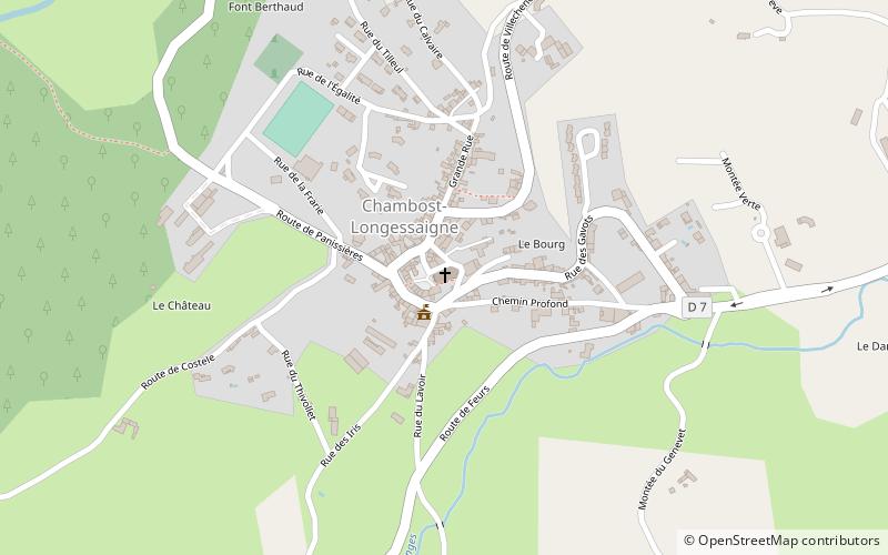 Chambost-Longessaigne location map