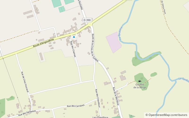 Croix de la Tuillère location map