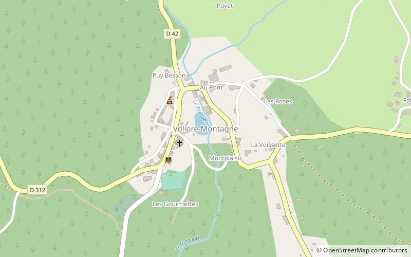 Vollore-Montagne location map
