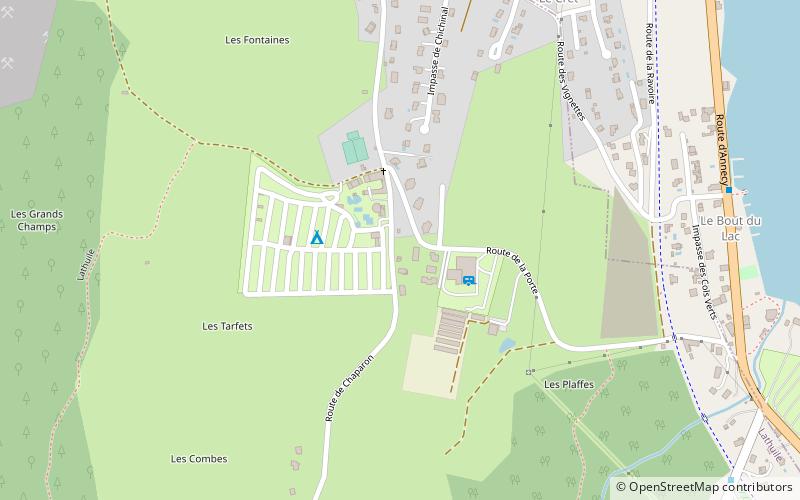 Lathuile location map