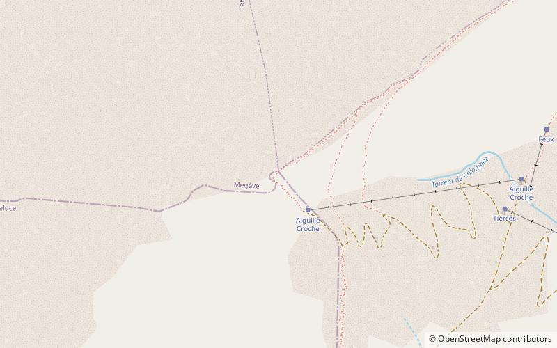 Aiguille Croche location map