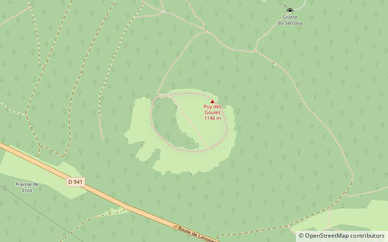 Puy des Goules location map