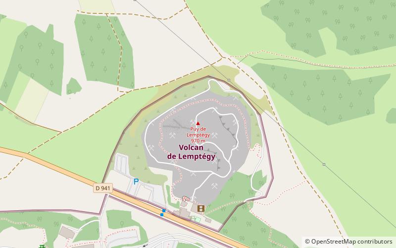 volcan de lemptegy saint ours location map