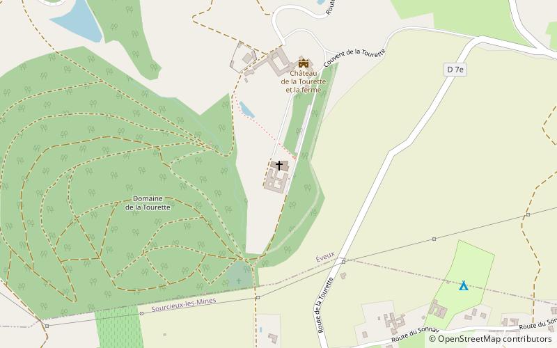 Sainte Marie de La Tourette location map