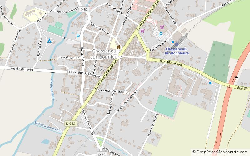 Chasseneuil-sur-Bonnieure location map