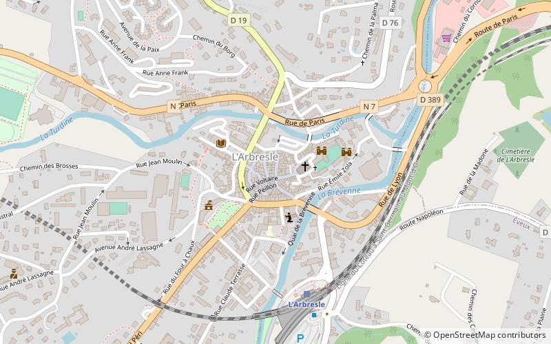 L’Arbresle location map
