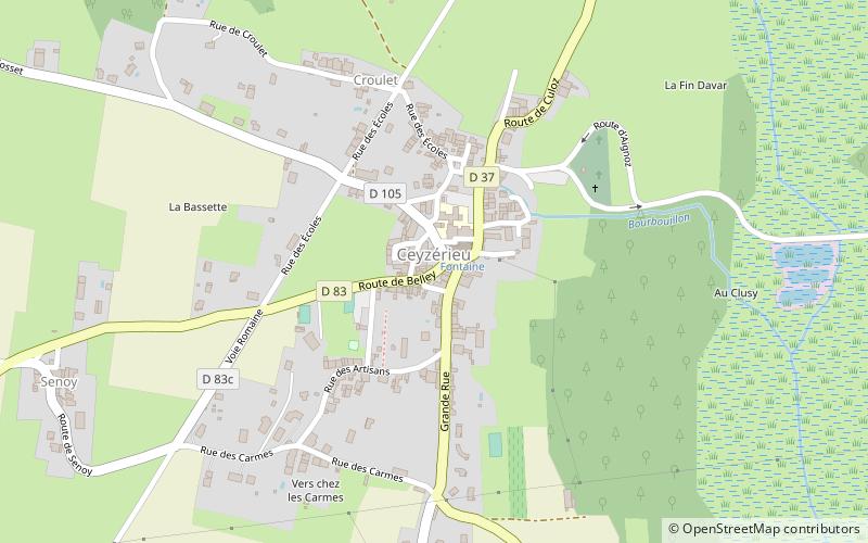 Ceyzérieu location map