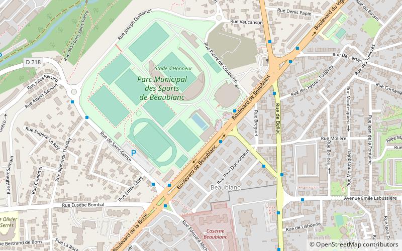 Palais des Sports de Beaublanc location map