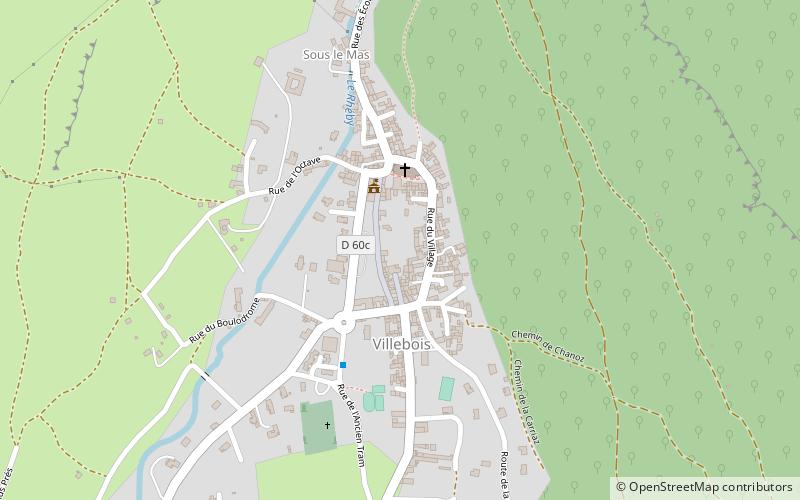 Villebois location map