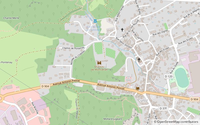 Château de Montvéran location map