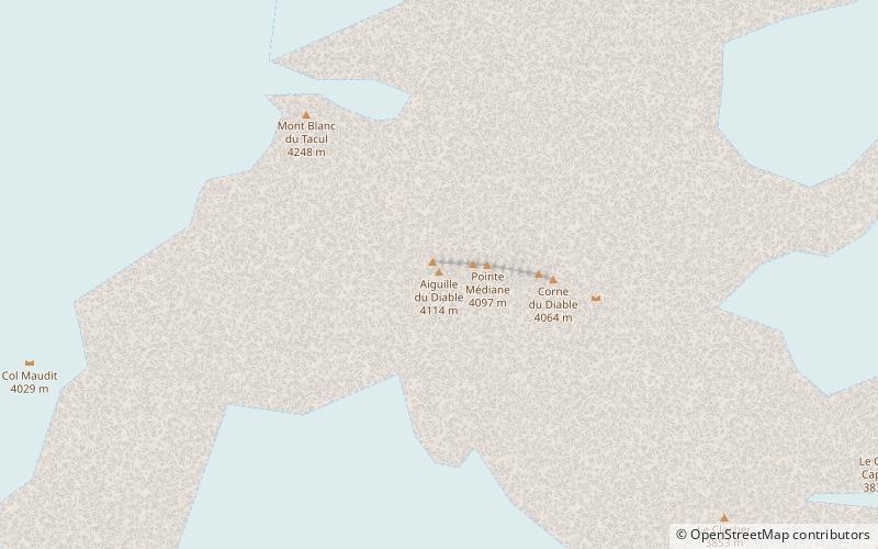 Aiguilles du Diable location map