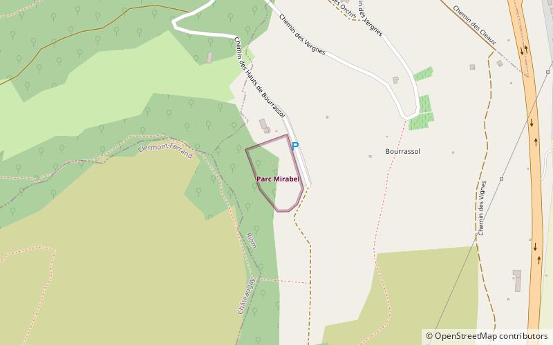 Parc Mirabel location map