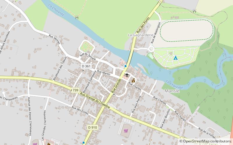 Mansle location map