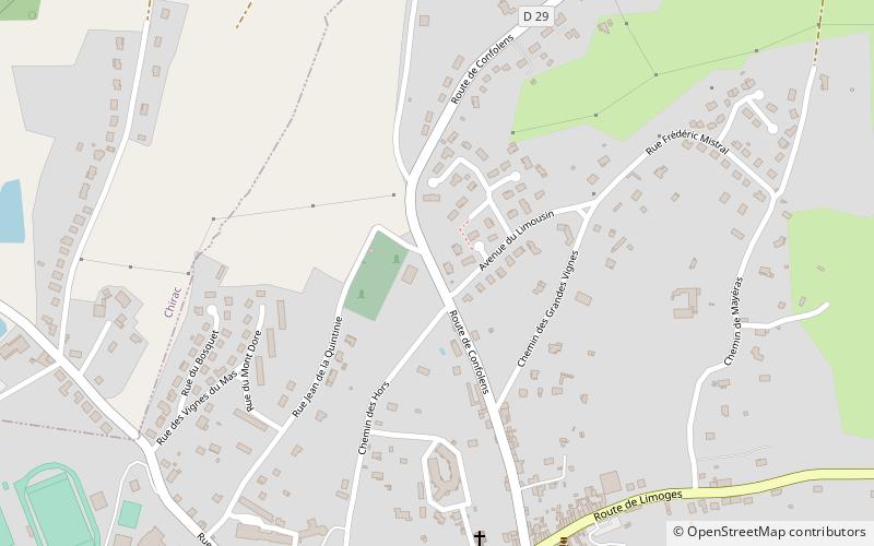 Arboretum du Chêne-Vert location map