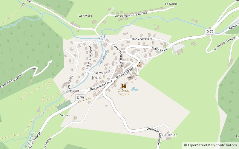 Joux location map