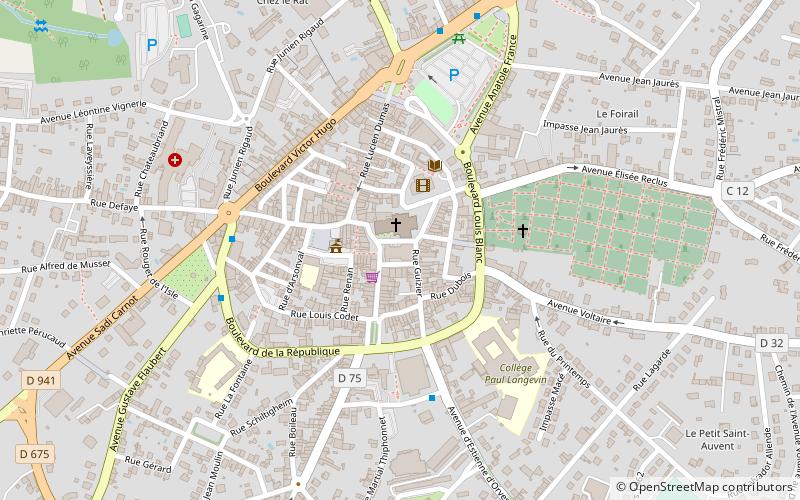 Les Halles location map