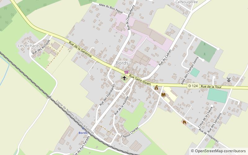 Saint-Vivien Church location map