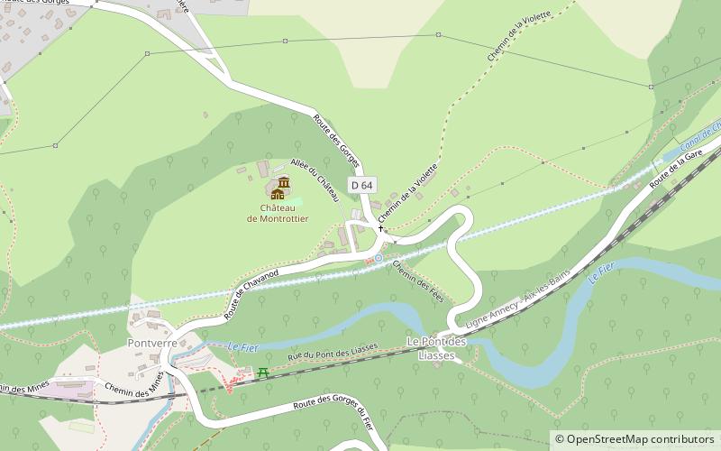 Lovagny location map