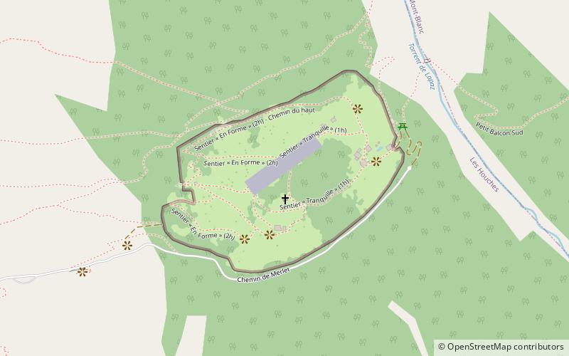 Parc animalier de Merlet location map