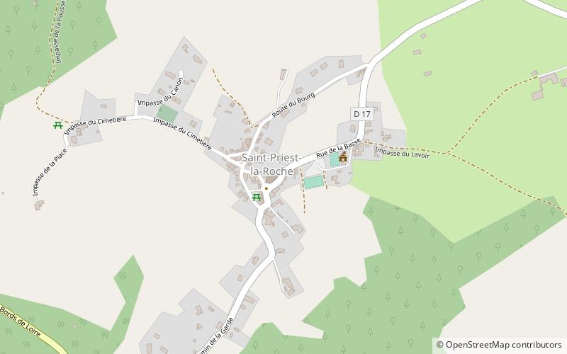 Saint-Priest-la-Roche location map