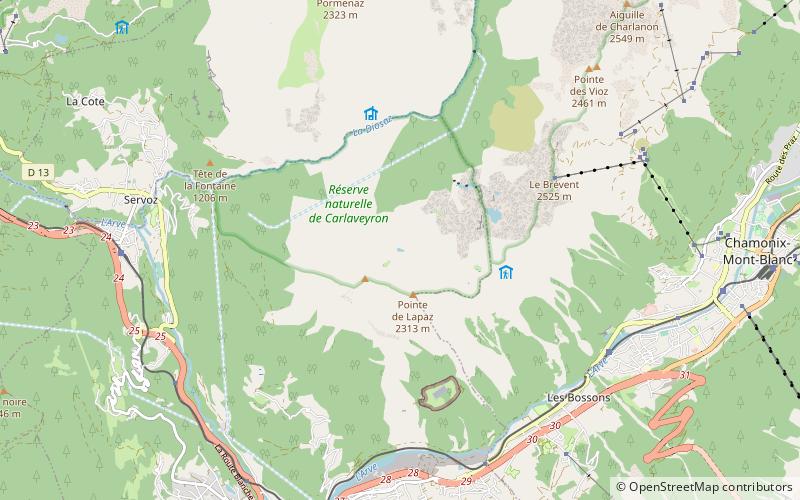 Lac de l'Aiguillette location map