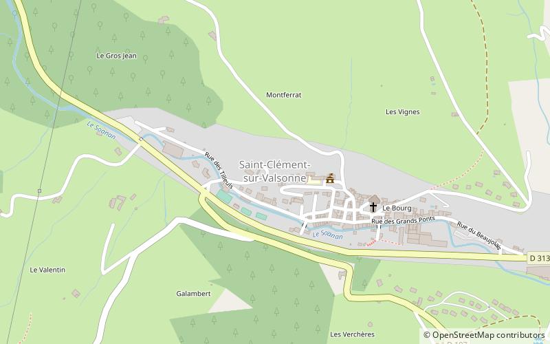 Saint-Clément-sur-Valsonne location map