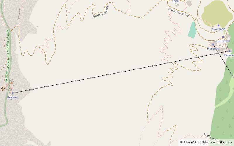 Brévent location map