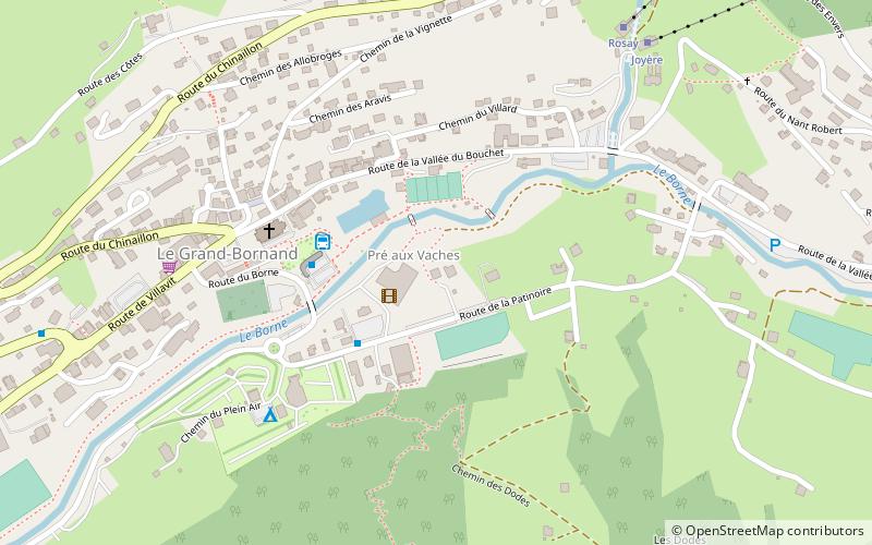 Maison du patrimoine bornandin location map