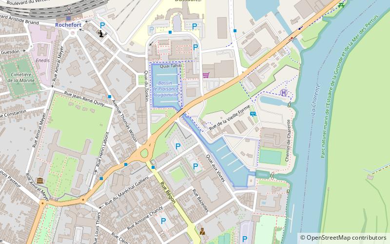 port de plaisance rochefort location map