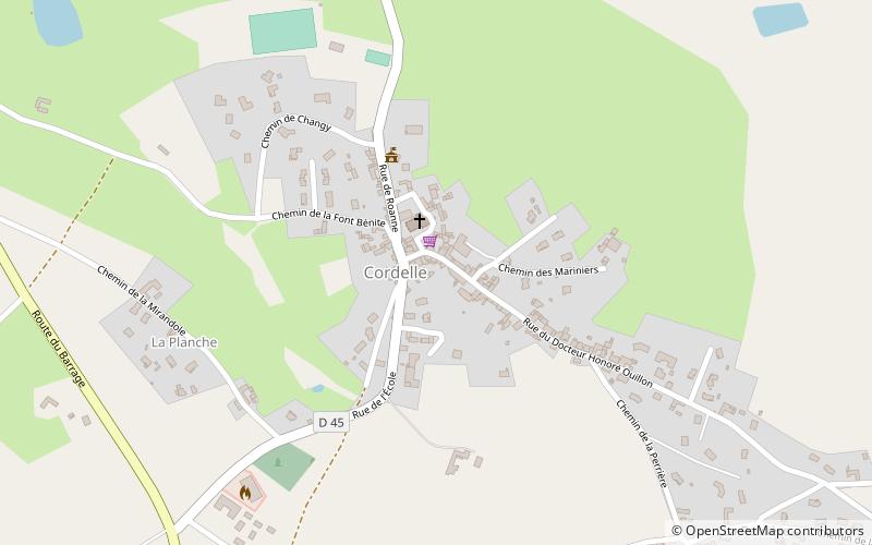 Cordelle location map