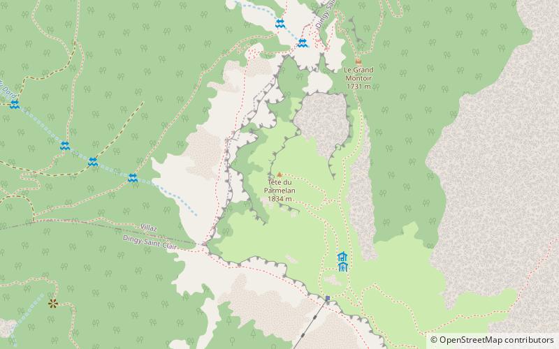 Refuge du Parmelan location map