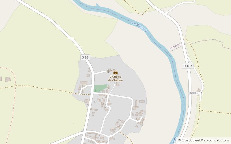 Château de Chenon location map