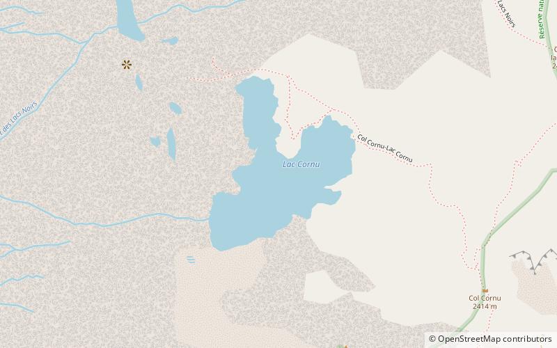 Lac Cornu location map