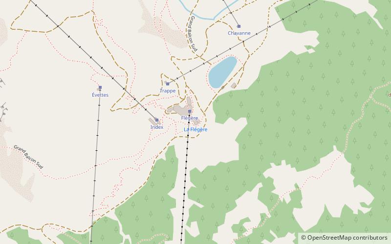 La Flégère location map
